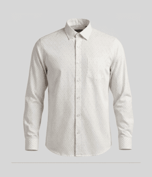 Formal Shirt: Slim-Fit Executive White-Self – Imported Leftover