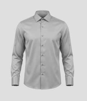 Formal Shirt: The Ivory Silk-Touch Cotton (Medium)