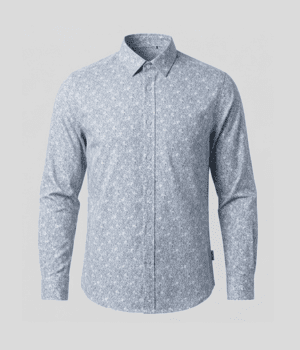 Formal Shirt: Evening Blue Check Semi-Formal – Imported Leftovers