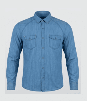 Formal Shirt: The Navy Pique Texture (Medium)
